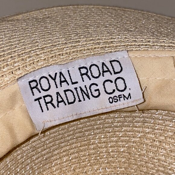 Turquoise Beaded Fringe Straw Sun Hat - Picture 11 of 16